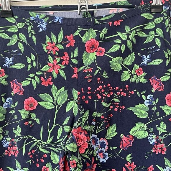 J. McLaughlin Layne Top Margot Pant Set Size 0 Sleeveless Amelia Navy Floral - Picture 13 of 16
